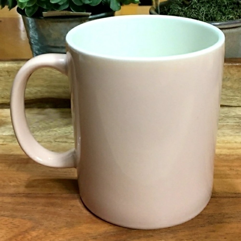 NEW Room Essentials Stoneware Mug "Si Yes Oui" French Spanish Language Travel - Picture 3 of 6